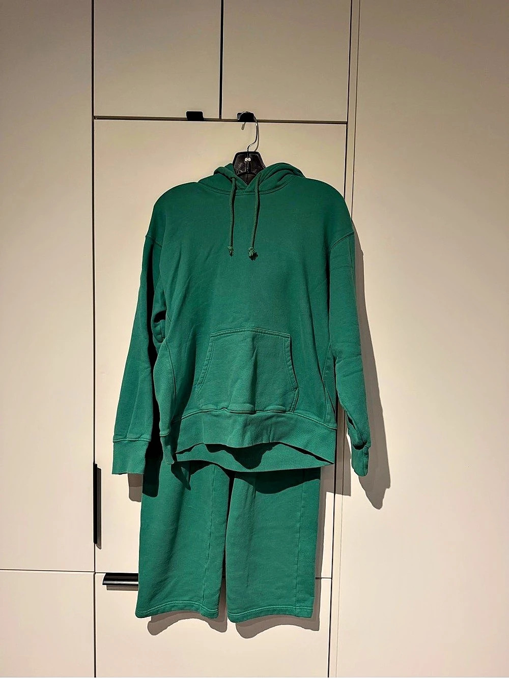 TNA COZY Boyfriend Green Hoodie & Jogger Set Size XS Like New